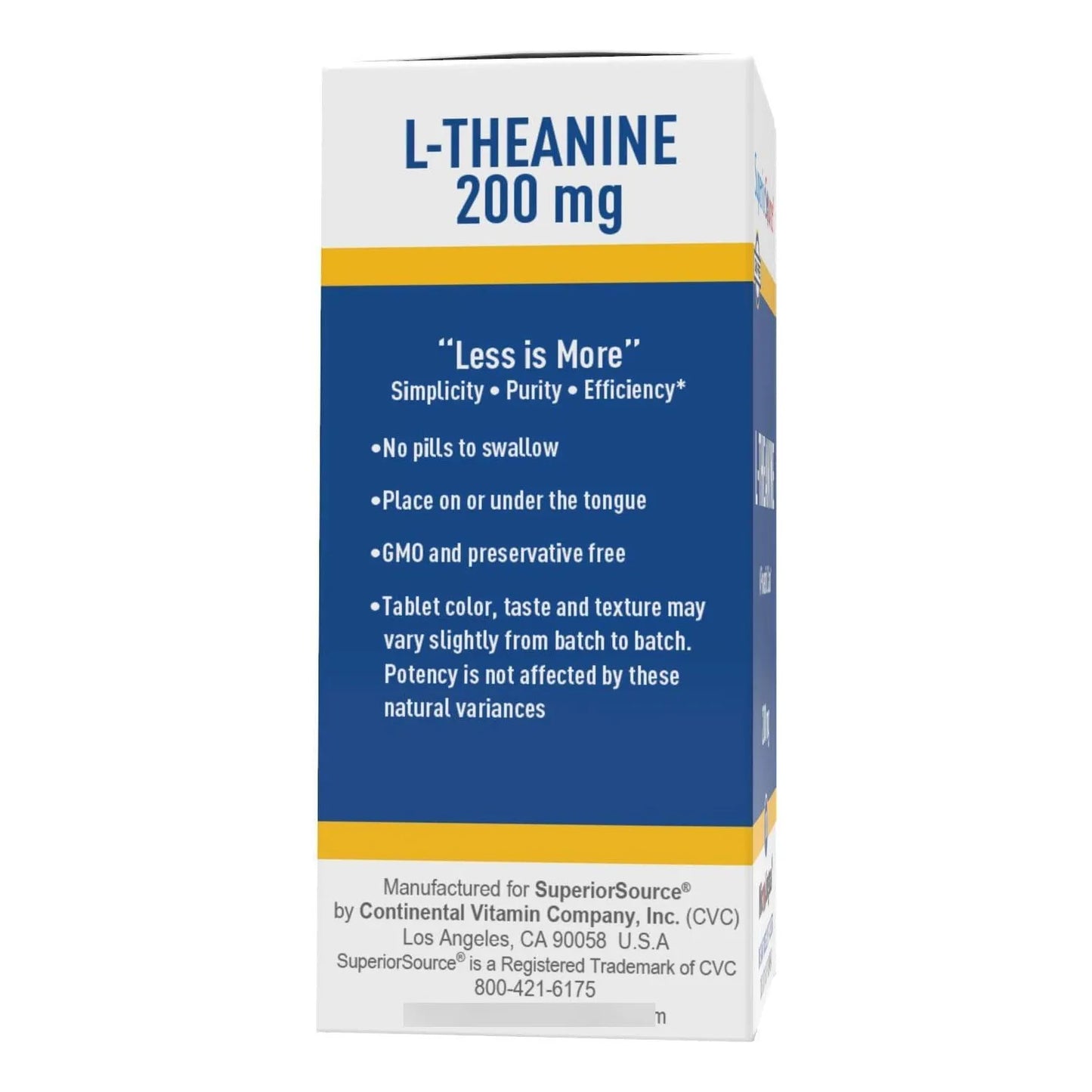 L Teanina 200 Mg Tabletas Microlingües Relajación Y Sueño Profundo 100 Unidades