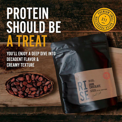 Proteina Vegetal Chocolate Negro 200g Sabor Intenso Recuperacion Muscular