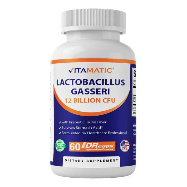 Lactobacillus Gasseri 12 Mil Millones Cápsulas Soporte Digestivo Con Inulina
