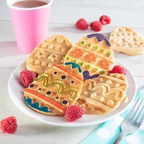 Waflera Eléctrica Waffle Wow Mini Para Gofres En Forma De Huevo De Pascua