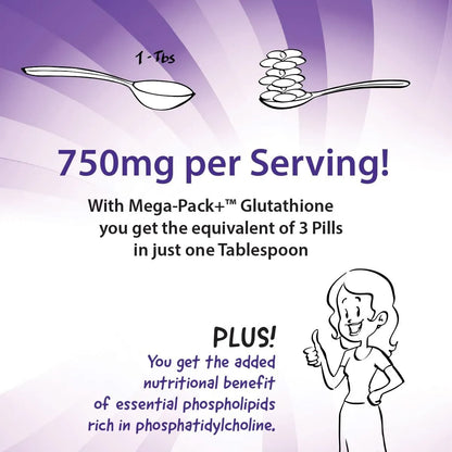 Mezcla De Bebida De Glutatión En Polvo Nano Liposomal 750 Mg Aurora Nutrascience Apoyo Inmunológico
