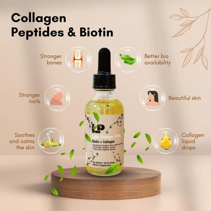 Life Potion 06 Colageno Y Biotina Crecimiento Cabello Extra Fuerte 50000 Mcg