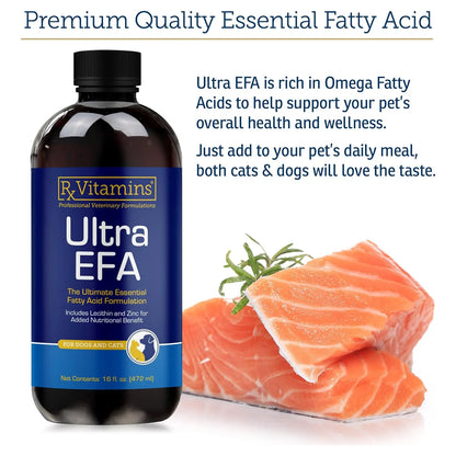 Aceite De Pescado Omega 3 Ultra Efa Para Perros Y Gatos Prom