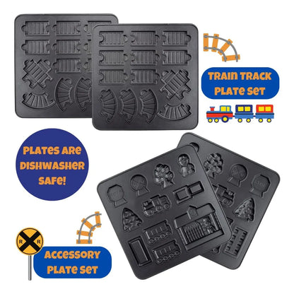 Train Set Waffle Maker Crea Divertidos Waffles En Forma De Tren Para Niños