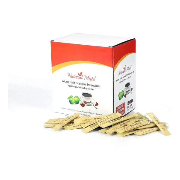 Edulcorante Natural Fruta De Monje 500 Sobres Endulza Sin Azúcar Ni Calorías