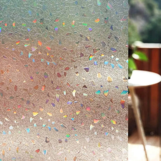 Película Decorativa Lemon Cloud Para Ventanas Privacidad UV 3D
