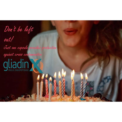 Cápsulas GliadinX Para Digestión De Gluten Apoyo Científico Para Celíacos
