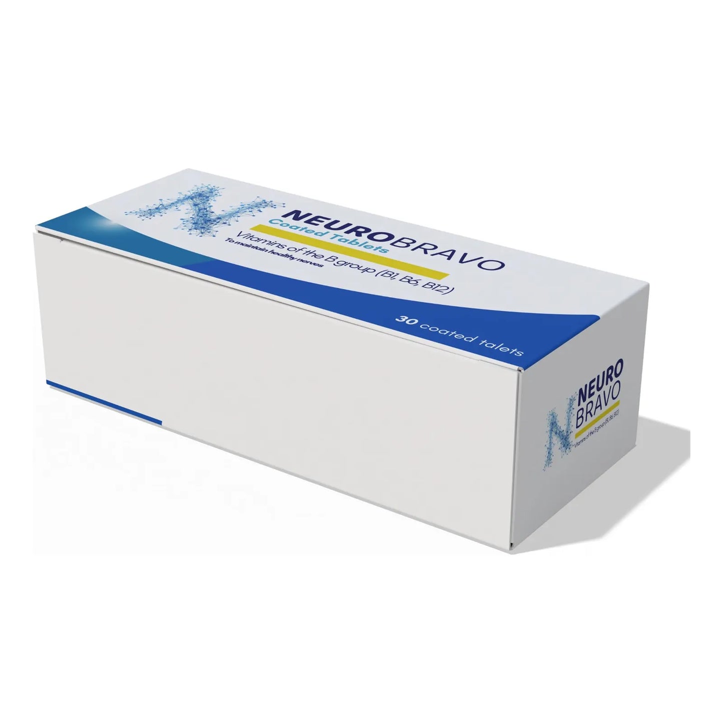 Neurobravo Vitamina B1 B6 B12 Tabletas Salud Nerviosa Alivio Muscular