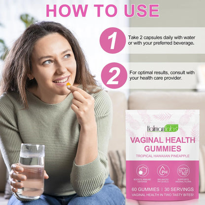 Gomitas Probióticas Vaginales Equilibrio Femenino Salud Frescura pH