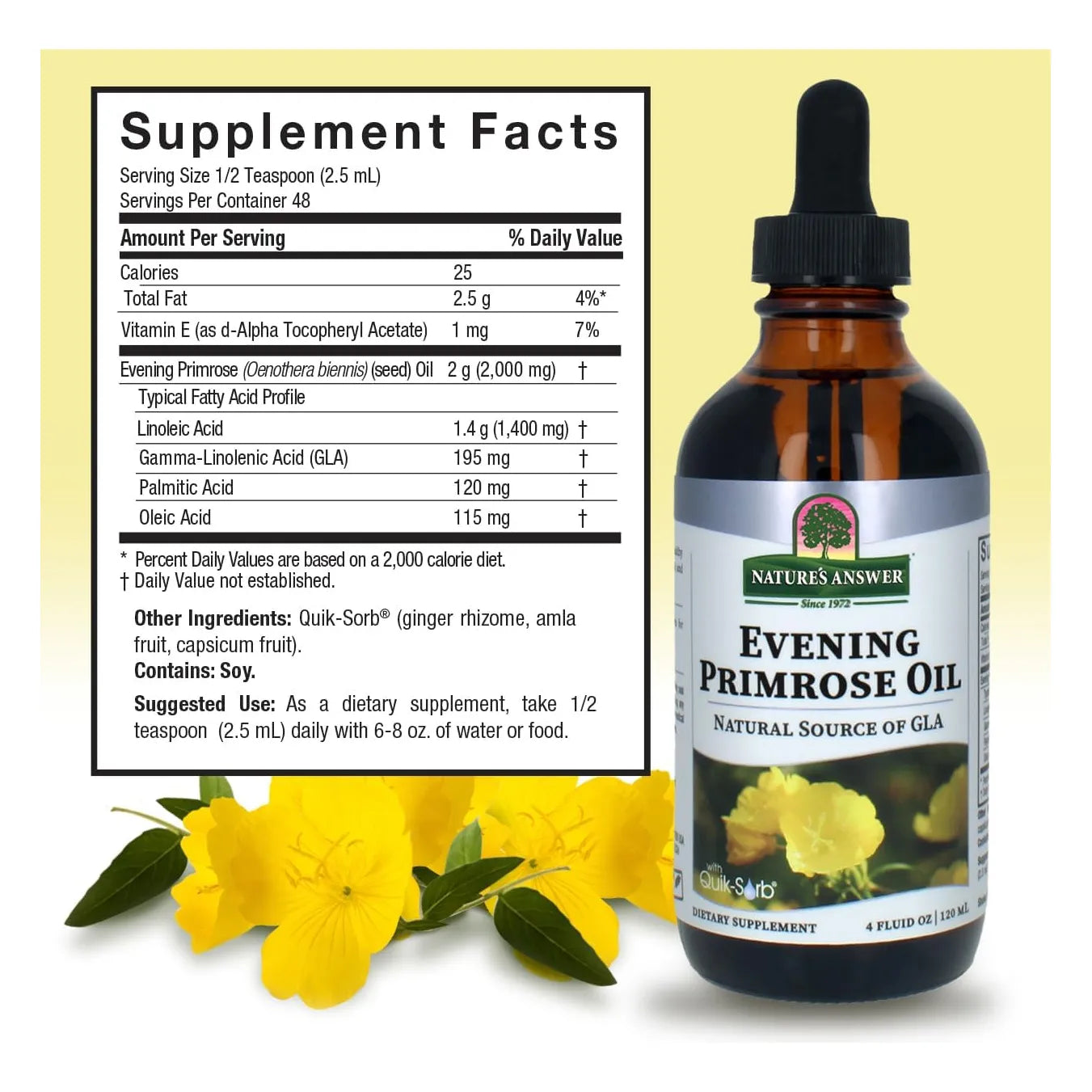 Aceite Líquido De Onagra 118ml Prensado En Frío Hidratante Natural Cabello Piel Uñas