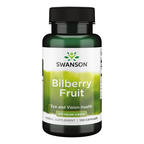 Swanson Fruta De Arándano 470mg 100 Cápsulas Antioxidantes Salud Ocular Y Urinaria
