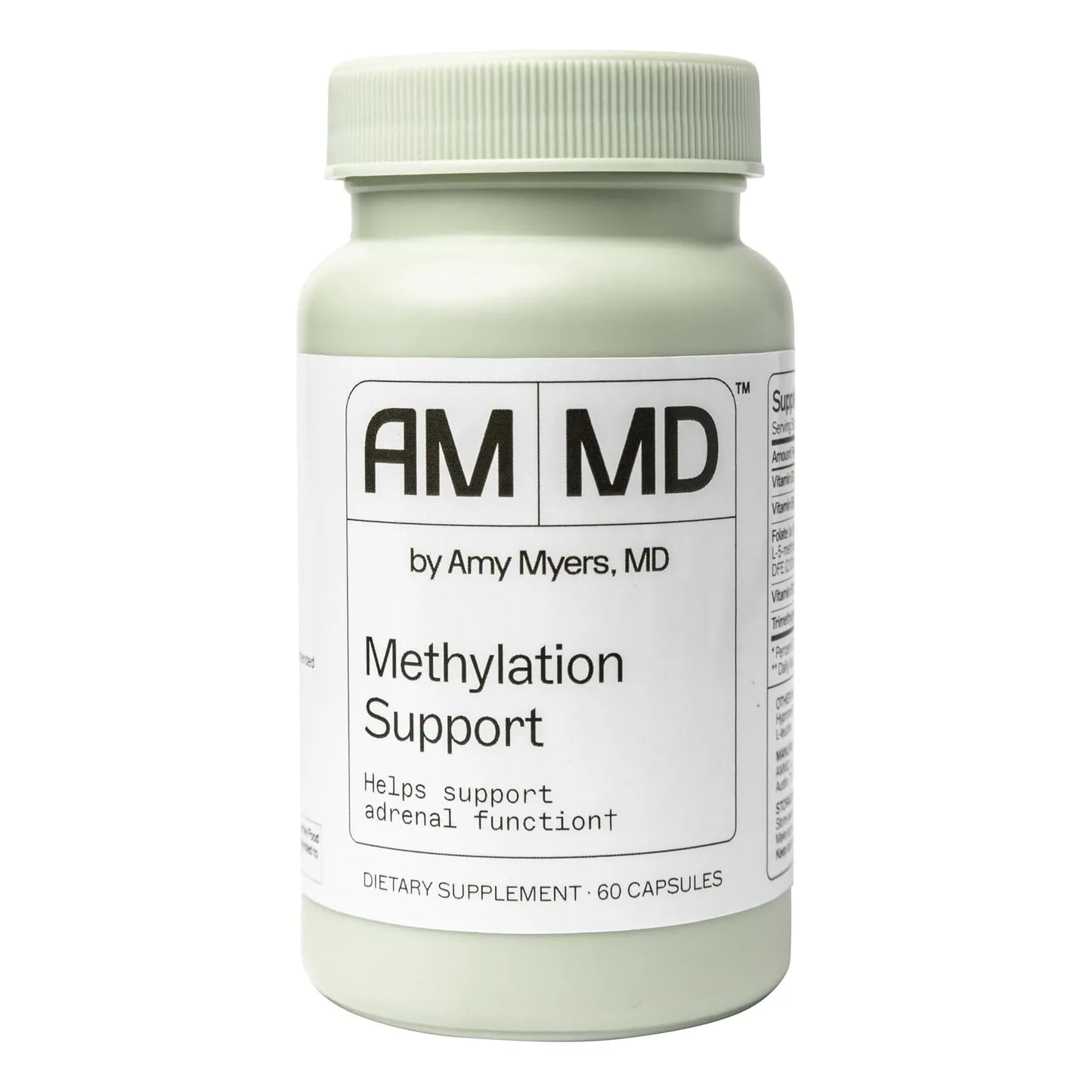 Soporte De Metilación 60 Cápsulas Vitaminas B Metiladas Salud Suprarrenal