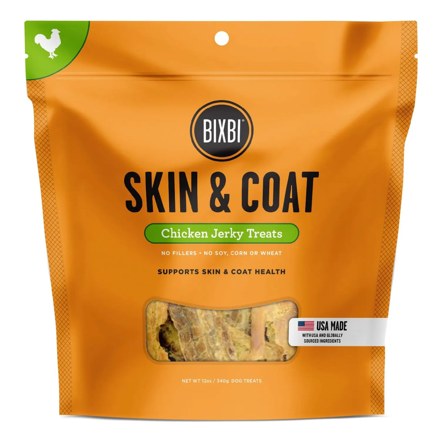 Golosinas Naturales Perros Soporte Piel Inmunidad Articulaciones Sabor Salmon Res Pollo