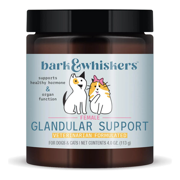 Soporte Glandular Femenino Para Mascotas 4 Onzas Bark Whiskers