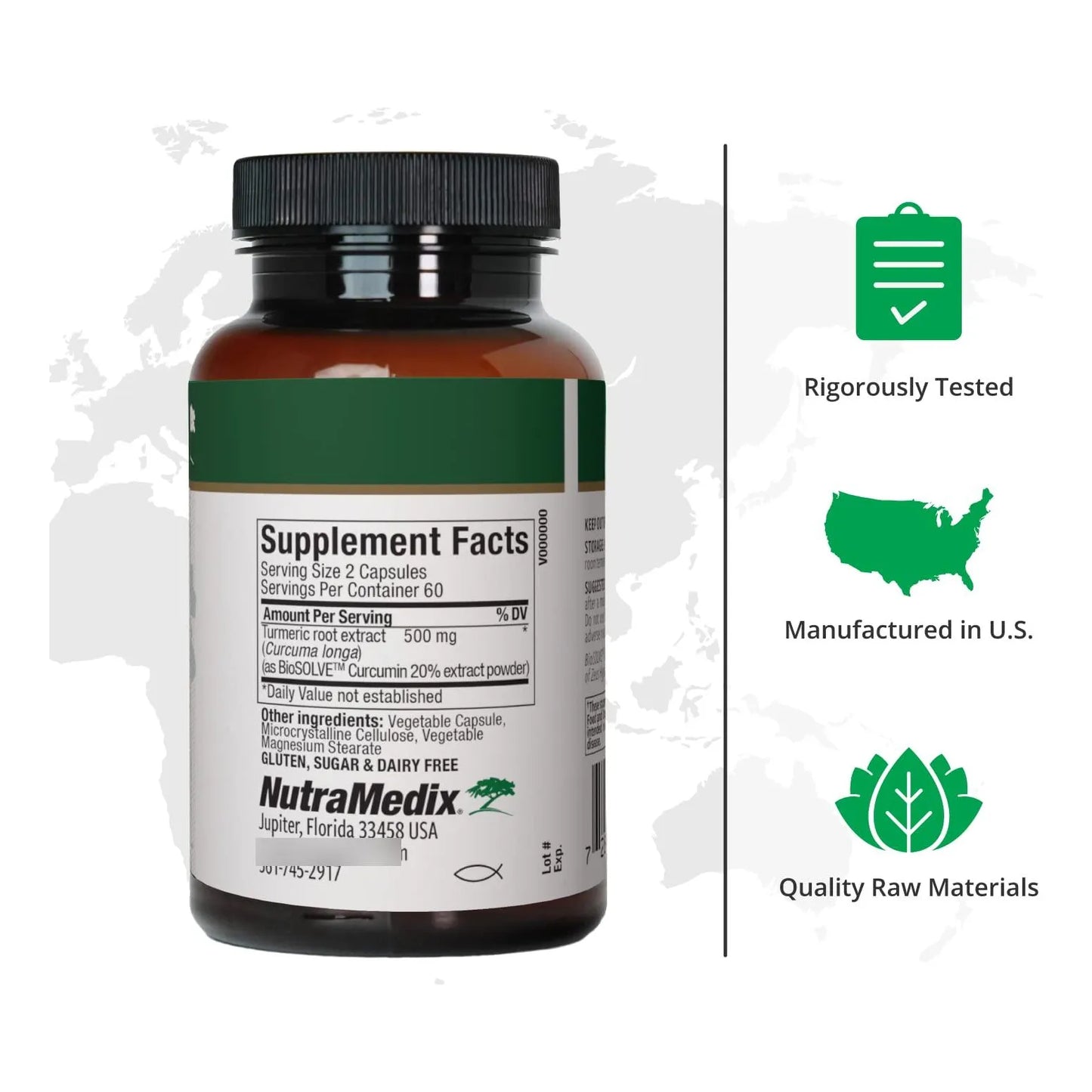 Capsulas De Curcuma 500 Mg Curcumina Antiinflamatorio Natural Refuerza Sistema Inmunologico Y Corazon 120 Capsulas