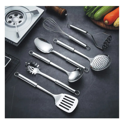 Juego De Utensilios De Cocina Berglander 8 Piezas Acero Inoxidable Con Soporte