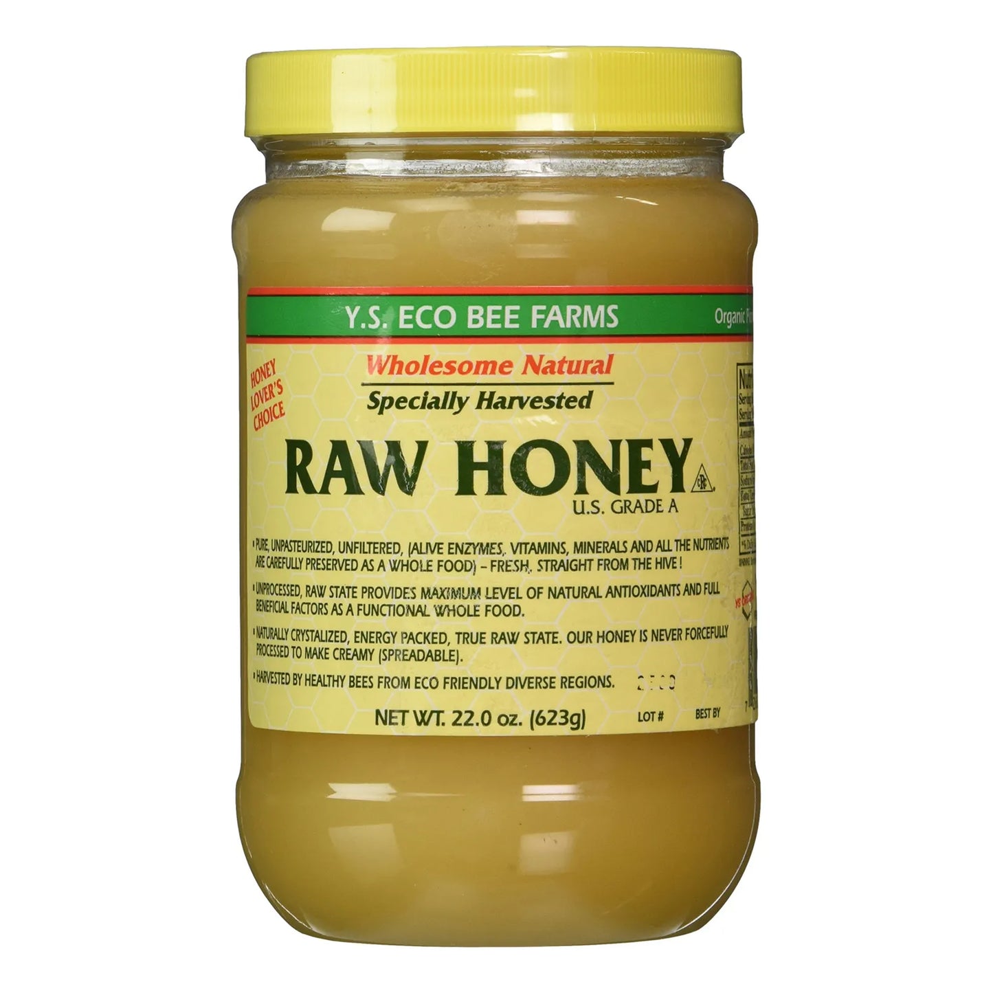 Miel Natural Orgánica Pura 620g 100 Sin Aditivos Eco Bee Farms