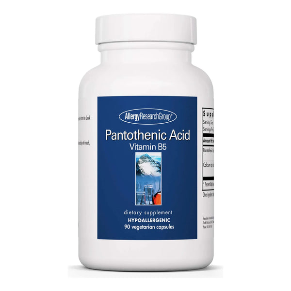 Ácido Pantoténico 500mg 90 Cápsulas Energía Metabolismo Vitamina B5