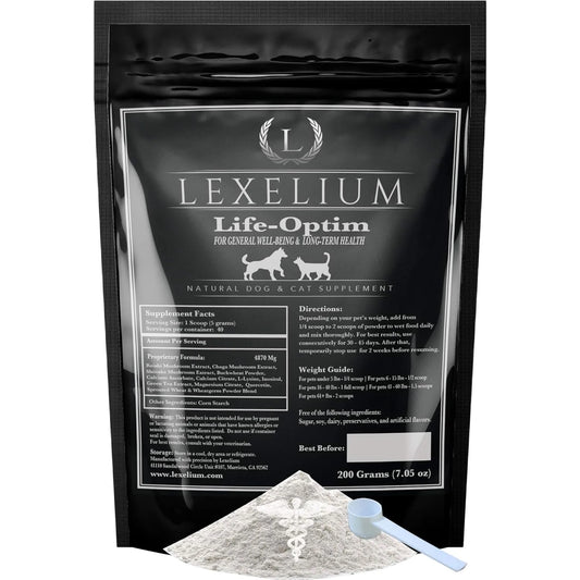 Mezcla Natural Life Optim Para Enfermedades Terminales En Perros Y Gatos 100 Efectiva