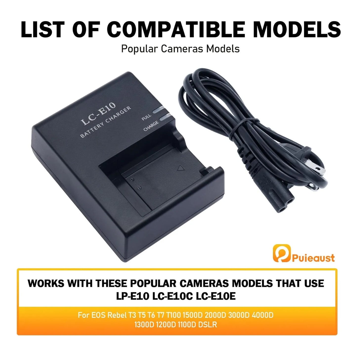 Cargador LP E10 Para Canon Baterias Eos Rebel T7 T6 T5 Seguro Y Rapido