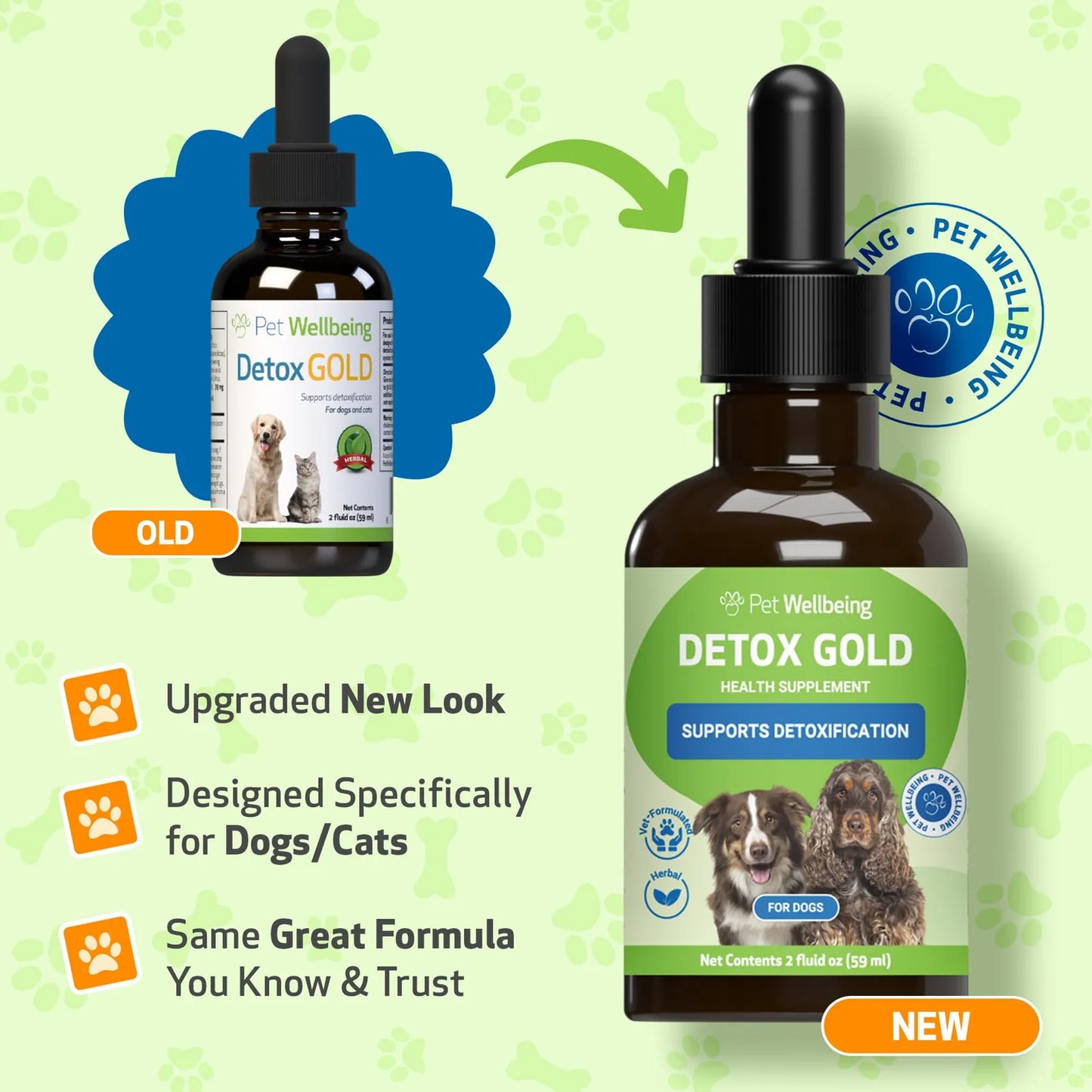Detox Gold Para Perros Suplemento Natural Desintoxicante Y Fortalecedor Inmunologico