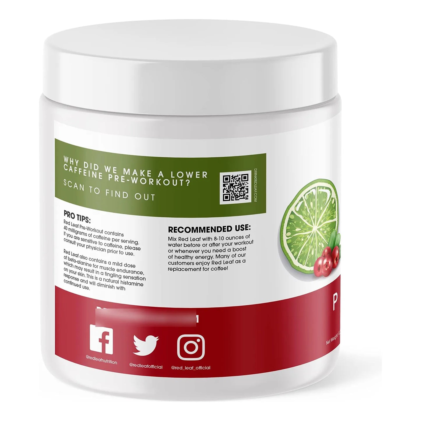 Pre Workout Energizante Beta Alanina Bcaa Sabor Arándano 30 Porciones