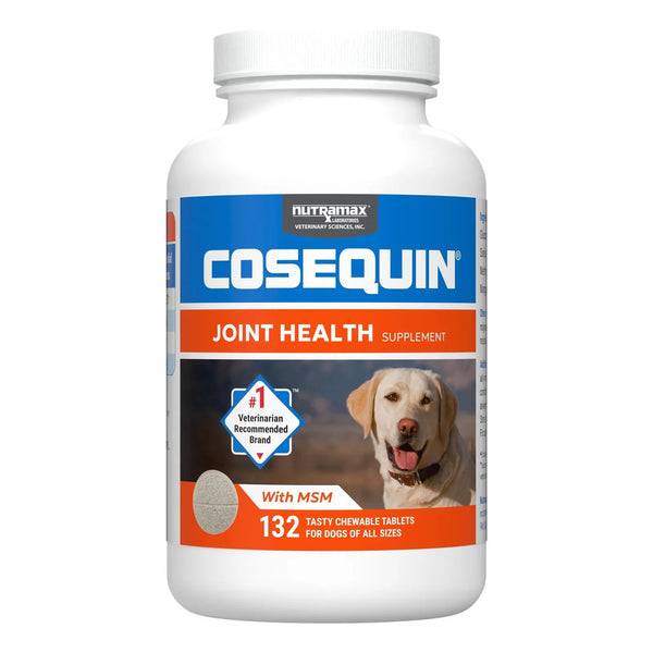 Suplemento Cosequin Para Perros Glucosamina Condroitina MSM 264 Tabletas Masticables