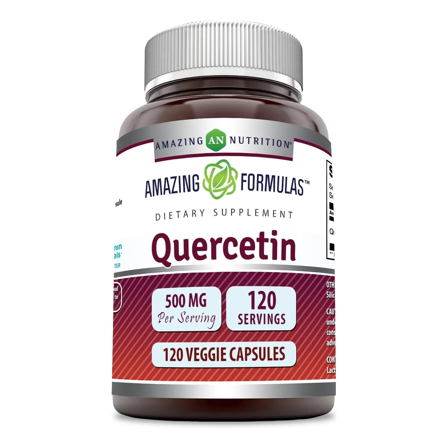 Quercetina 500 Mg Amazing Formulas Apoyo Cardiovascular E Inmune 120 Caps