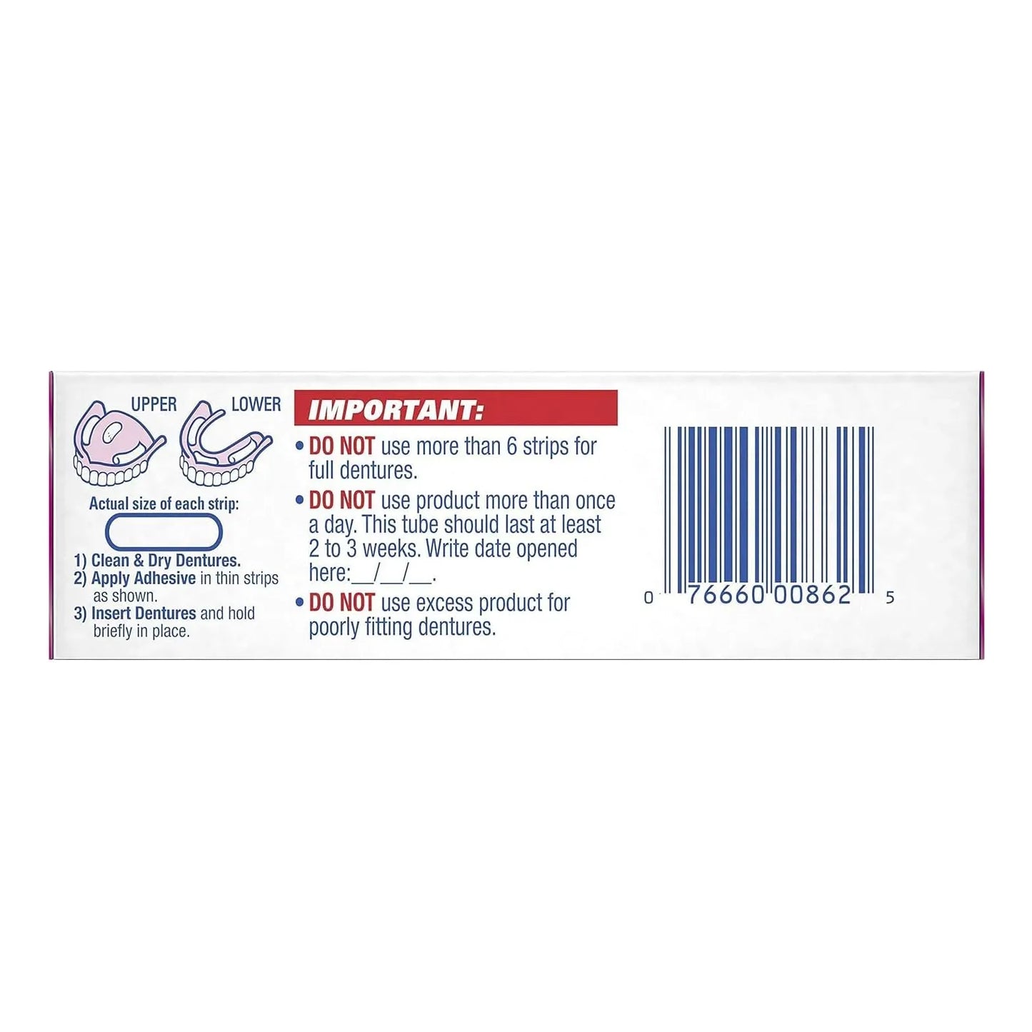 Fixodent Crema Adhesiva Para Dentaduras Originales 0.75 Oz Sujeción Fuerte Todo El Día