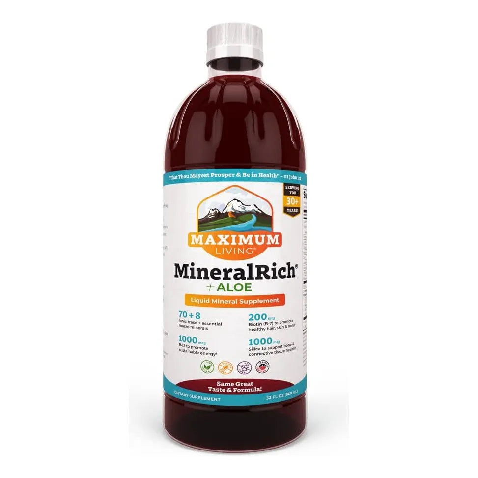 Líquido Nutriente Vitaminas Y Minerales Con Aloe Vera 946ml Energía Y Belleza