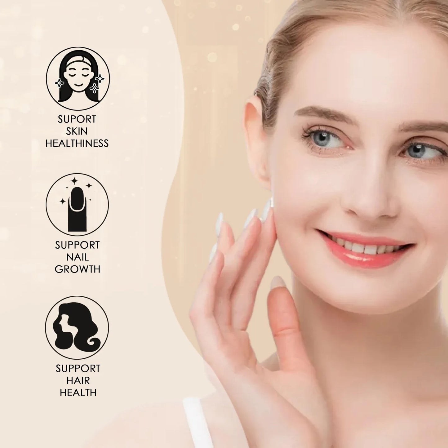 Péptidos De Colágeno En Polvo Tipo I Y III Para Piel Cabello Y Uñas 30 Sobres Sin Sabor