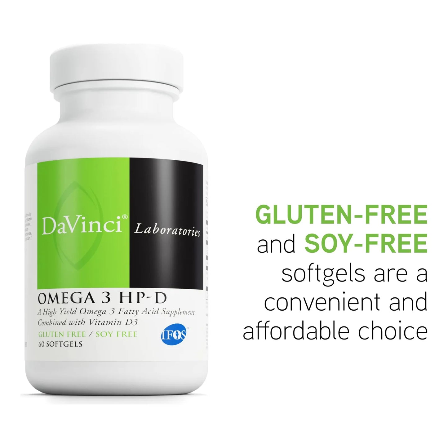 Omega 3 HP-D Con Vitamina D3 60 Cápsulas Blandas Suplemento Cardiovascular E Inmunológico