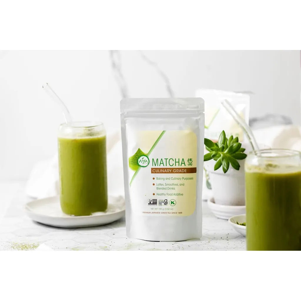 Polvo De Té Verde Matcha Japonés Grado Ceremonial 100g Aiya Energía Natural