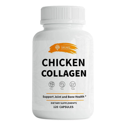 Capsulas De Colageno De Pollo Tipo II Para Articulaciones Piel Y Huesos Suplemento Nutricional Antienvejecimiento
