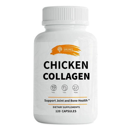 Capsulas De Colageno De Pollo Tipo II Para Articulaciones Piel Y Huesos Suplemento Nutricional Antienvejecimiento