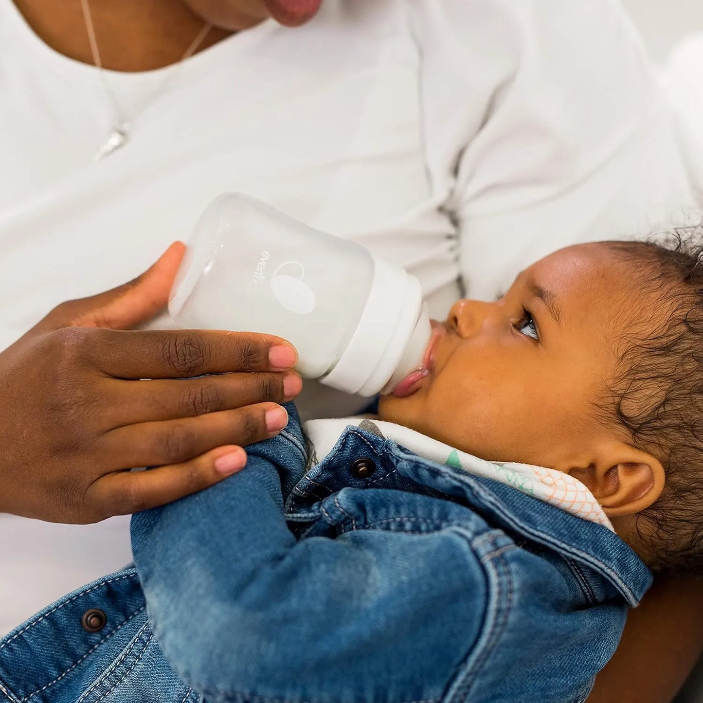 Biberones De Cuello Ancho 5 Onzas Evenflo Alimentación Saludable Para Bebés