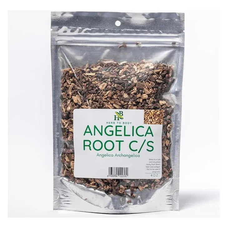 Raiz De Angelica Premium Cortada Tamizada 113g Apoyo Herbal Natural