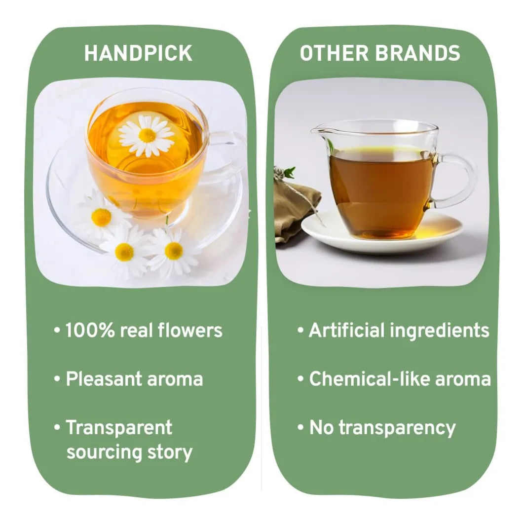 Handpick Té De Manzanilla Bolsas Ecológicas 100 Unidades Relajación Natural