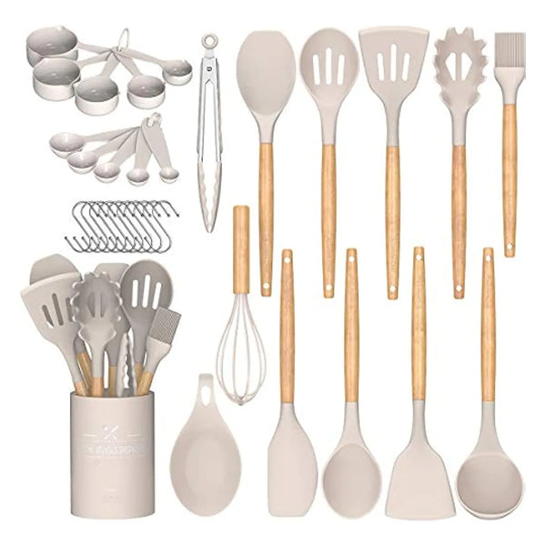Set De Utensilios De Cocina 33 Piezas Antiadherentes Umite Chef
