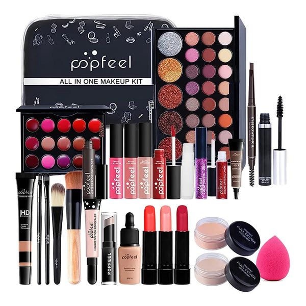 Kit De Maquillaje Todo En Uno Melemando 27 Piezas Profesional Y Portátil