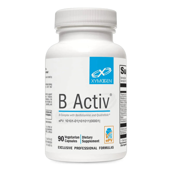 Complejo Vitamina B Activ Con Benfotiamina Metilfolato Biotina 90 Capsulas Energia Y Animo
