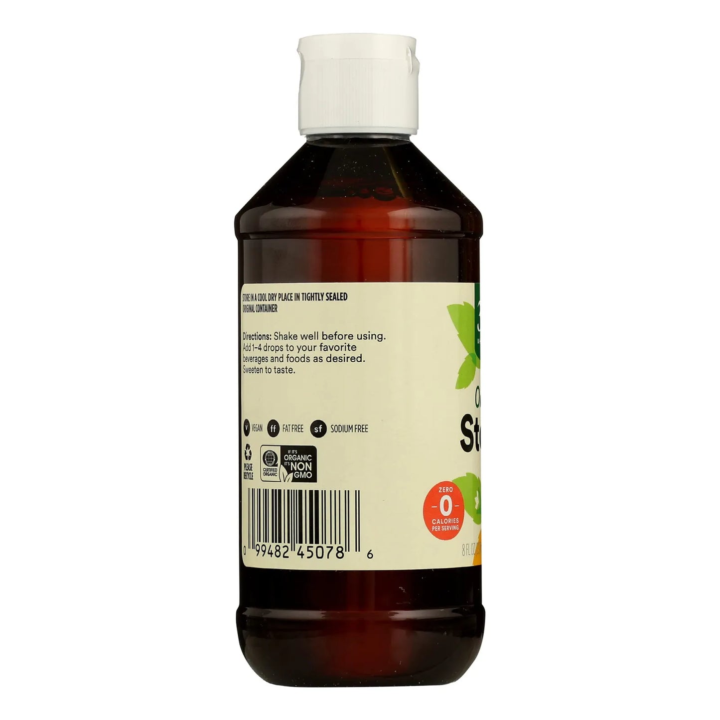 Extracto Líquido Orgánico De Stevia 240 Ml Endulzante Natural Sin Calorías