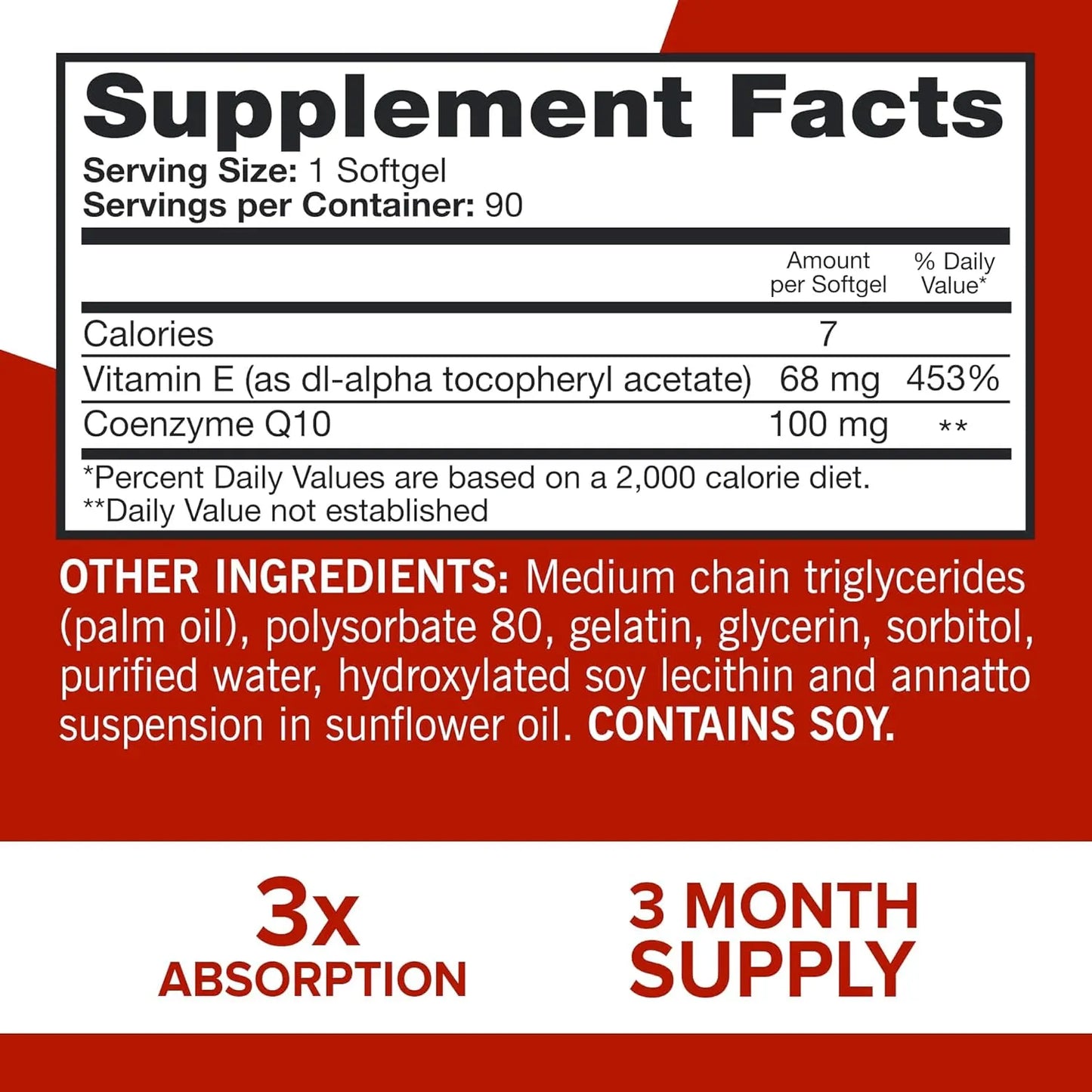 Capsulas Blandas Qunol Ultra Coq10 100 Mg Antioxidante Corazon Energia