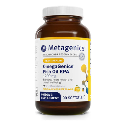 OmegaGenics Aceite De Pescado EPA 1200mg Suplemento Omega 3 Para Corazon Y Sistema Inmunologico