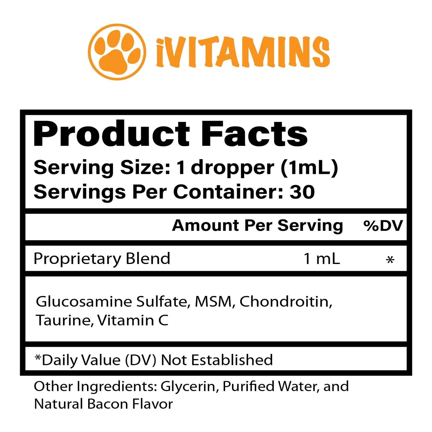 Glucosamina Para Perros Suplemento Articular Líquido Importado EE.UU