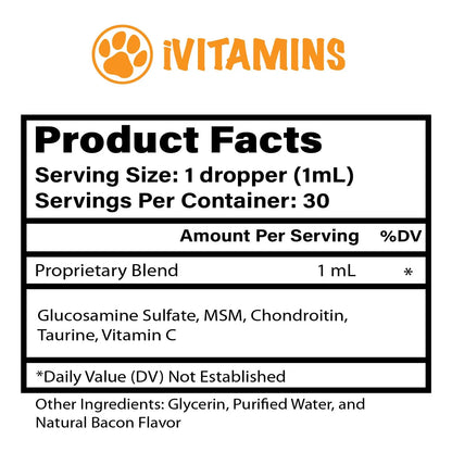 Glucosamina Para Perros Suplemento Articular Líquido Importado EE.UU