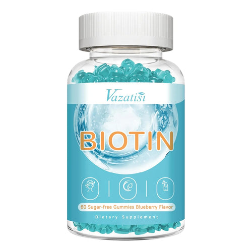 Gomitas De Biotina 15000 Mcg Con Colageno Piel Cabello Uñas