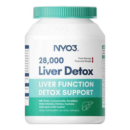 Suplemento Desintoxicacion Hepatica Cardo Mariano 200 Mg Diente De Leon 60 Capsulas