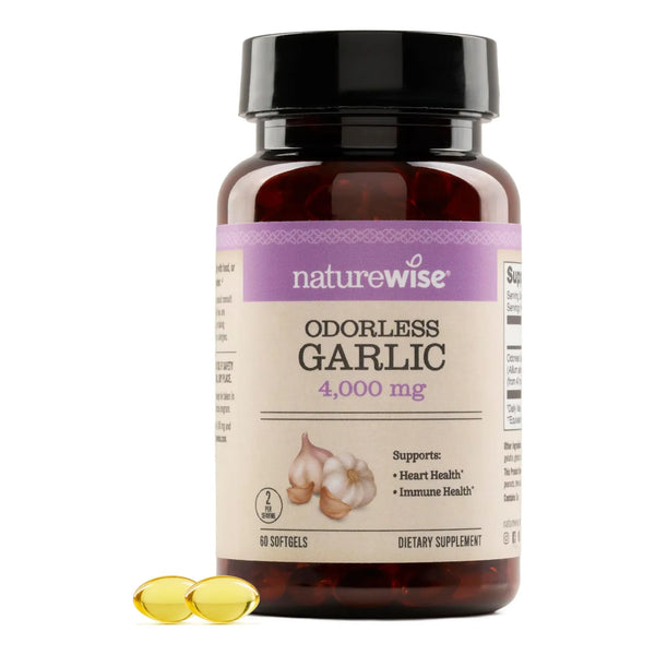 Ajo Inodoro 4000 Mg Extracto Ultra Potente 100 A 1 Fórmula Colesterol Saludable 60 Cápsulas