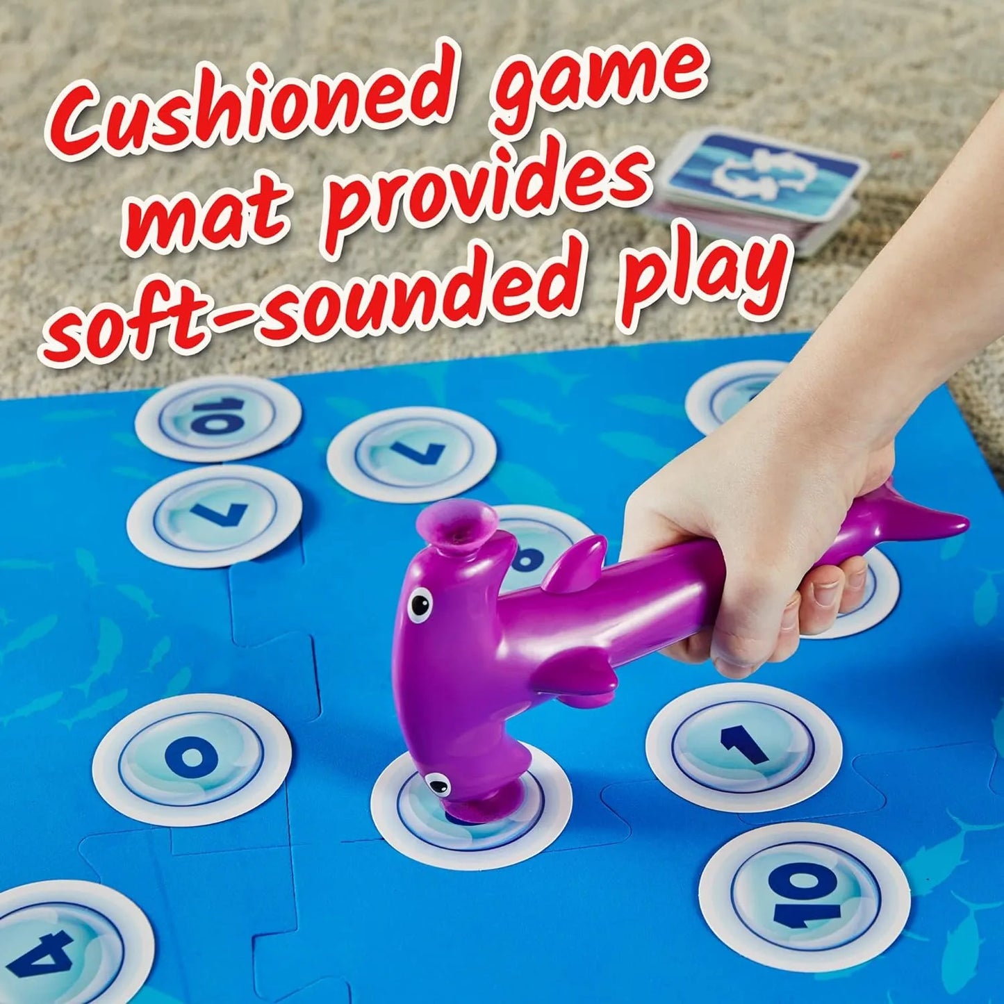 Hand2mind Hammerhead Number Hunt Juego De Matematicas Suma Y Resta Para Niños 5-7 Años